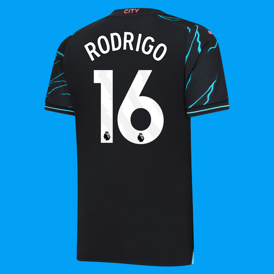RODRIGO 16 Manchester City Third Shirt 23/24