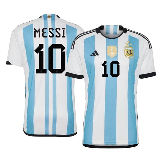 ARGENTINA MESSI 10 WORLD CUP JERSEY 22/23