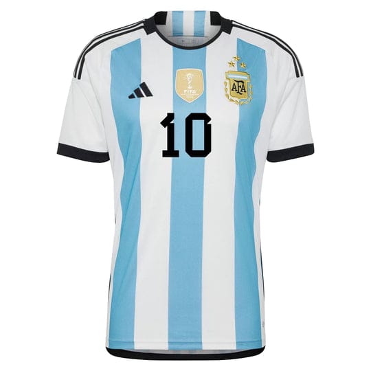ARGENTINA MESSI 10 WORLD CUP JERSEY 22/23