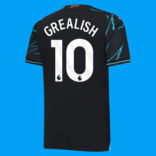 GREALISH 10 Manchester City Third Shirt 23/24