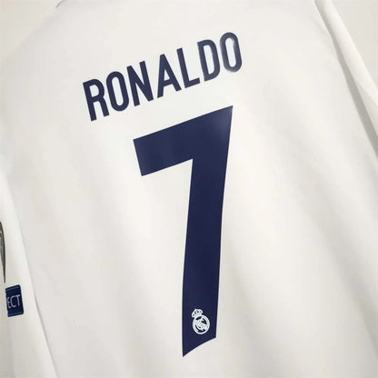 Ronaldo 7 Real Madrid Home  2016/17 FULL SLEEVE JERSEY (ORIGINAL LOGO)