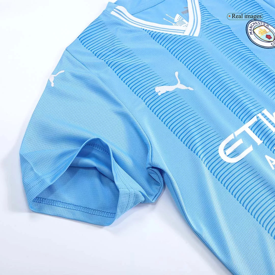 J. ALVAREZ Manchester City Home Shirt 23/24