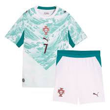 RONALDO 7 Portugal AWAY FIFA CUP KIDS KIT 2026
