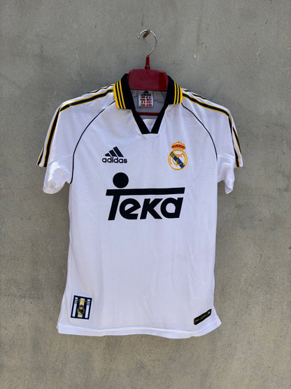 REAL MADRID HOME 99/00 JERSEY (EMBROIDED LOGO)