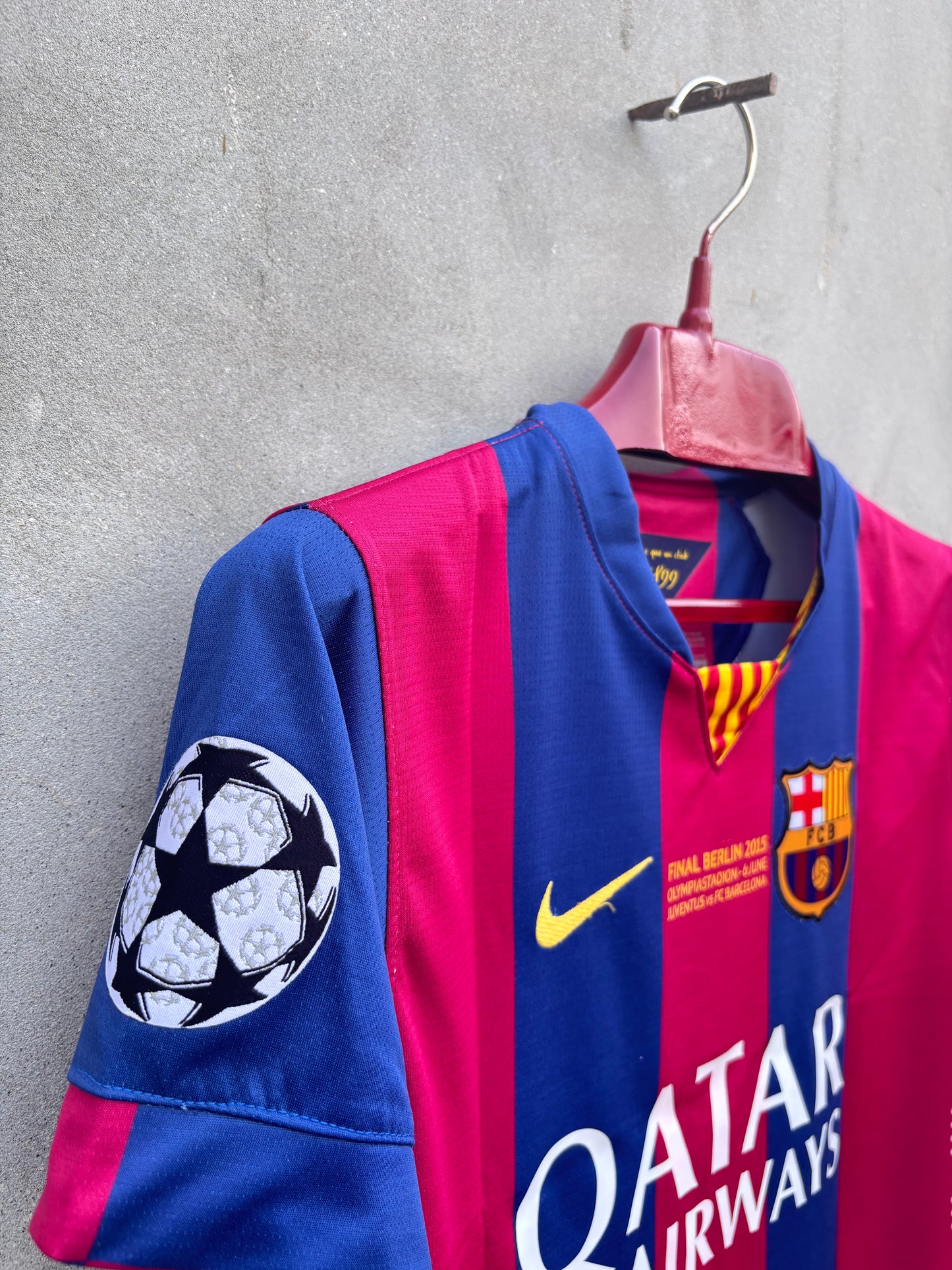 BARCELONA 2015 FINAL JERSEY(EMBROIDED LOGO)