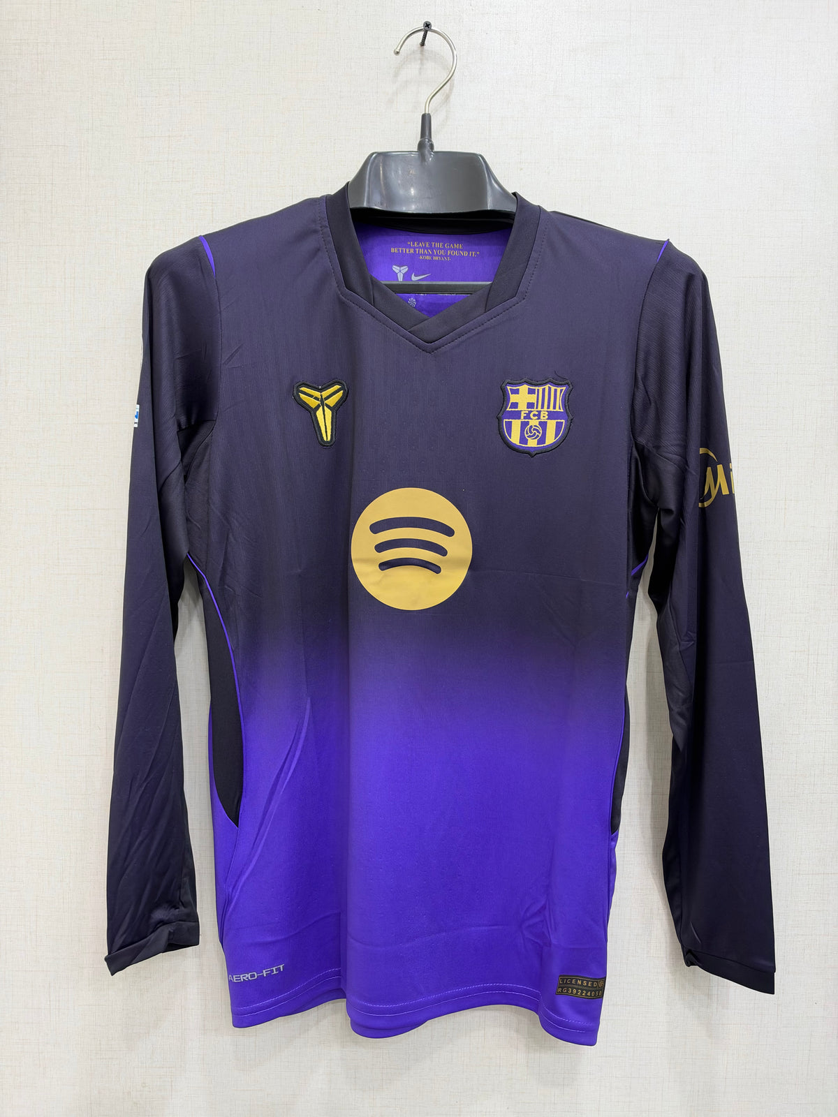BARCELONA AWAY JERSEY 26/27 EMBROIDED LOGO