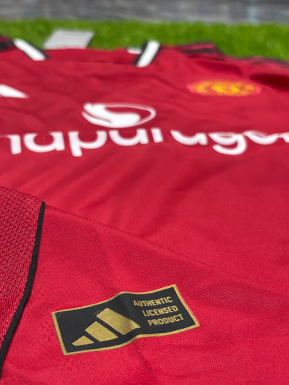 Manchester Unitd Home HALF SLEEVE Shirt 25/26 EMBROIDED LOGO