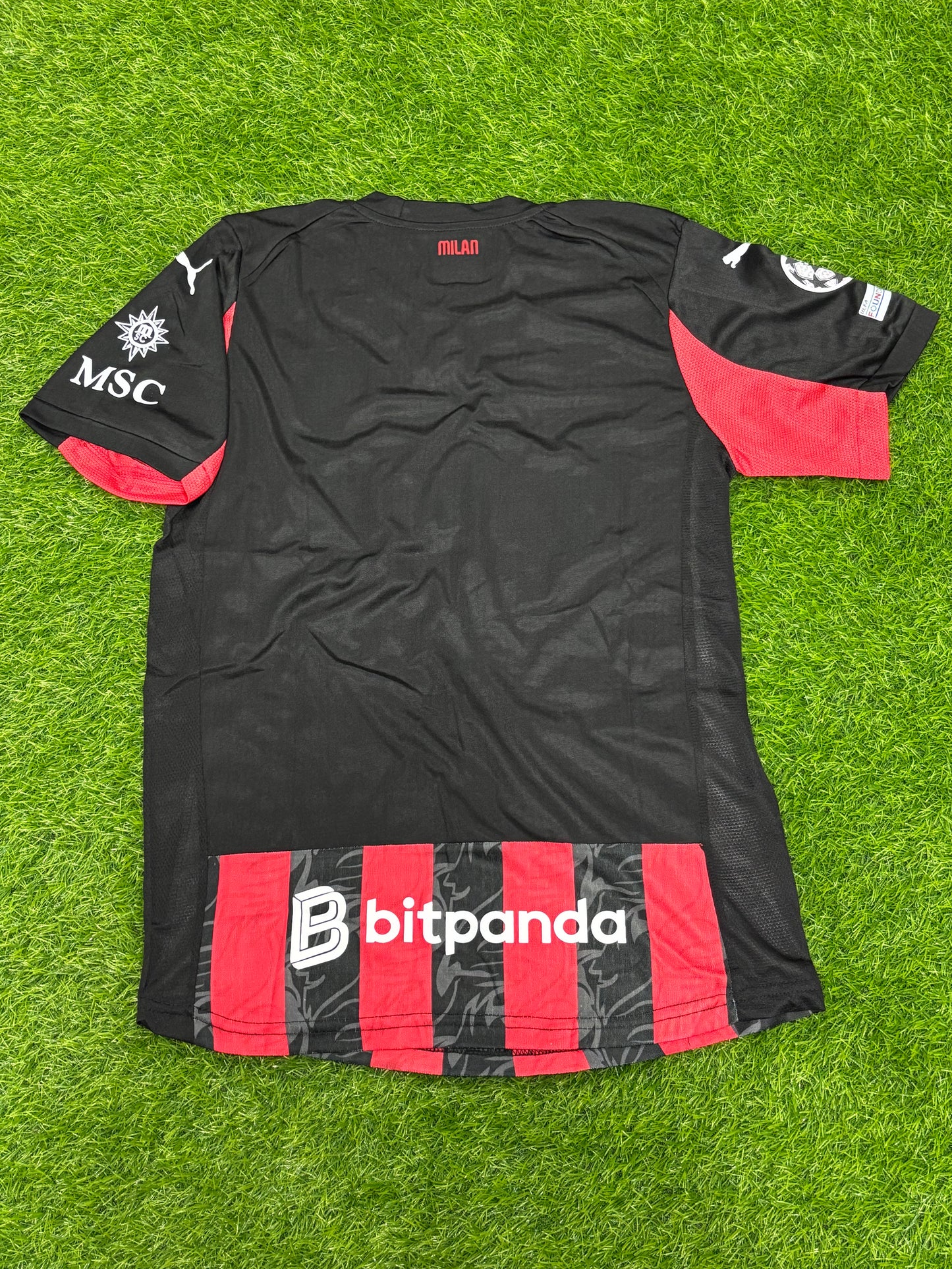 AC MILAN HOME  SHIRT 25/26 (EMBROIDED LOGO)