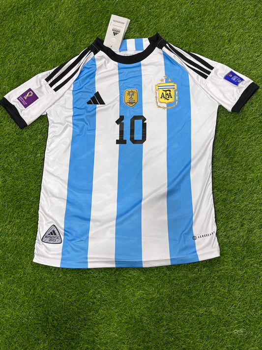 ARGENTINA MESSI 10 WORLD CUP JERSEY 22/23