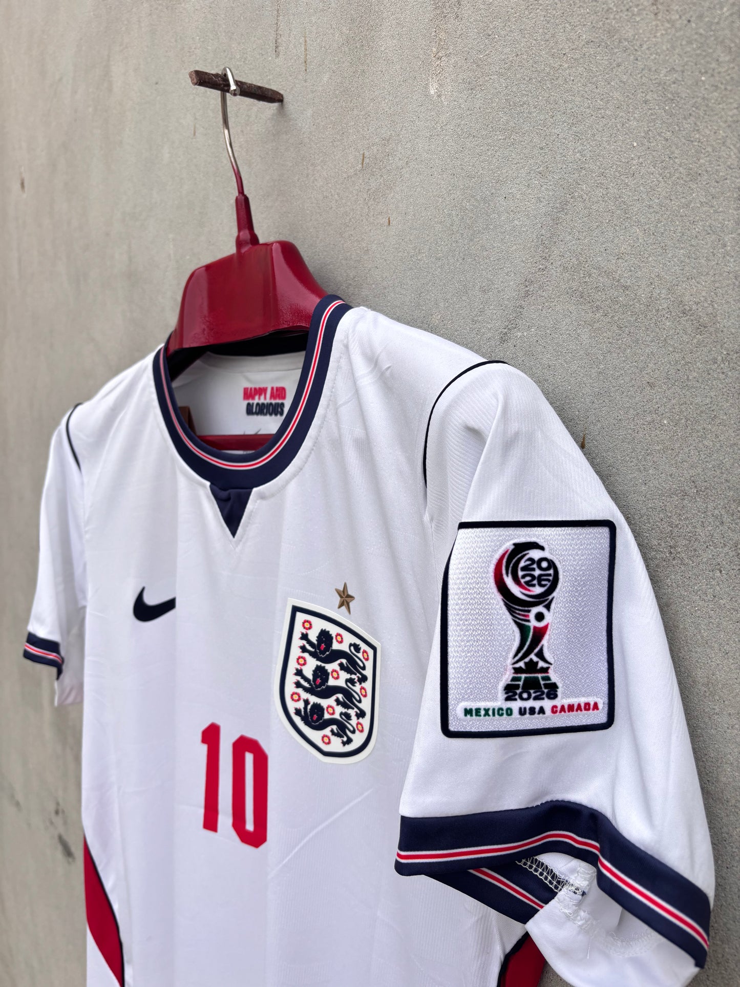 BELLINGHAM 10 ENGLAND HOME FIFA CUP JERSEY 2026 (PLAYER VERSION)