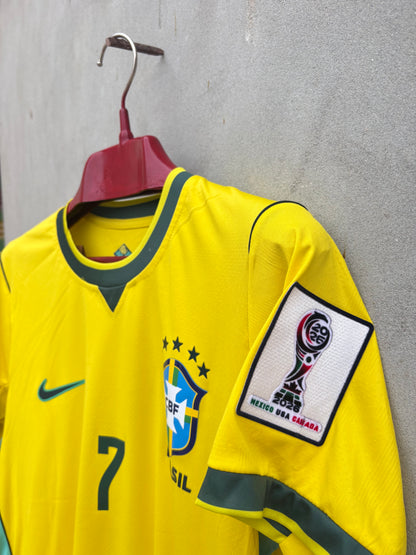 NEYMAR JR BRAZIL HOME FIFA CUP JERSEY 2026 (TPU LOGO)