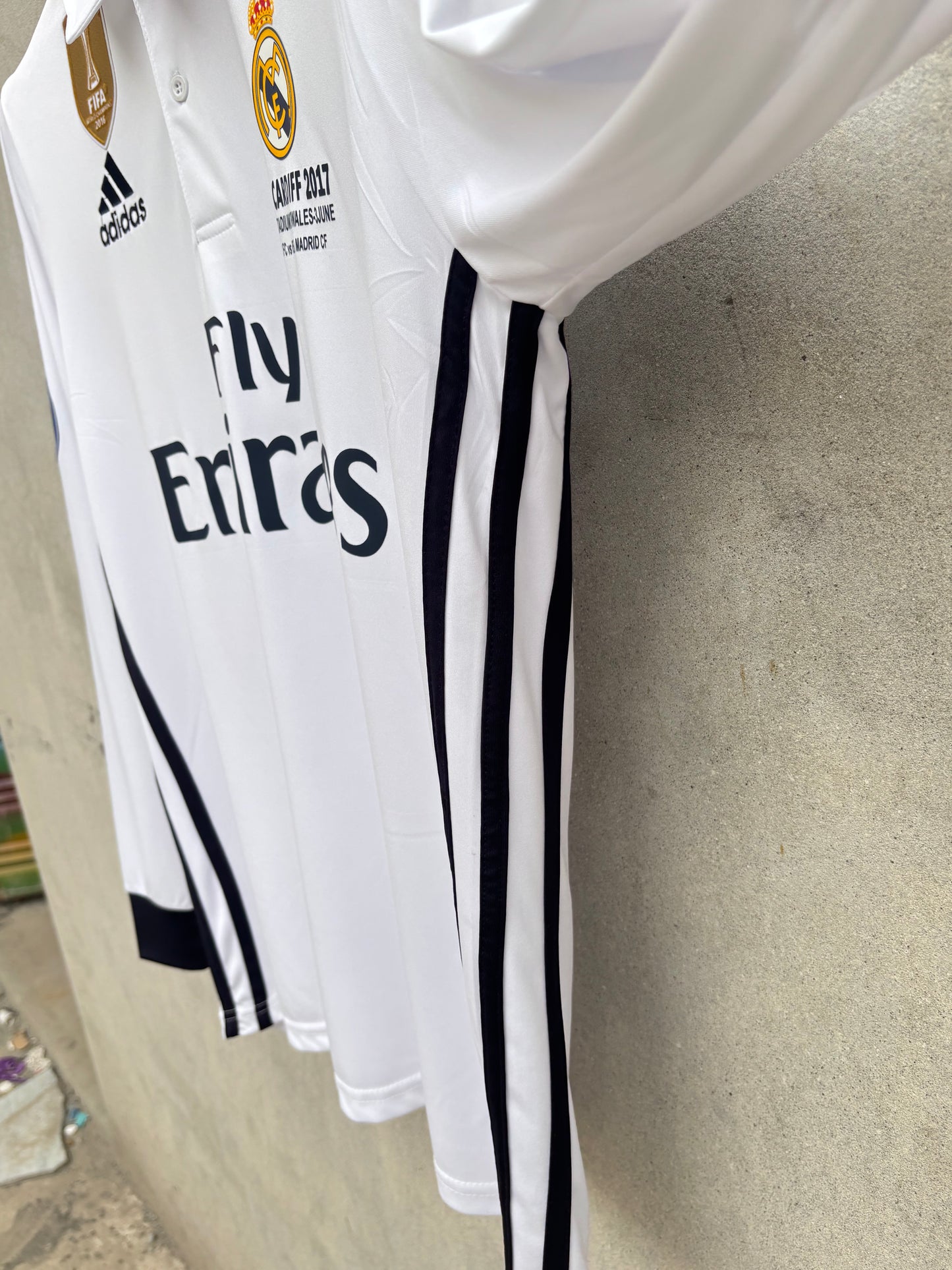 Ronaldo 7 Real Madrid Home  2016/17 FULL SLEEVE JERSEY (ORIGINAL LOGO)