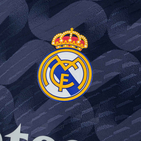 real Madrid Away logo closeup