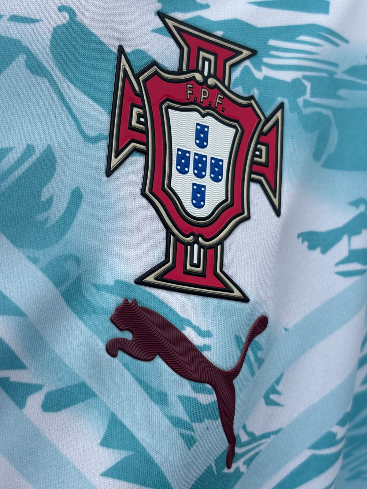 RONALDO 7 PORTUGAL AWAY FIFA CUP JERSEY (TPU LOGO)