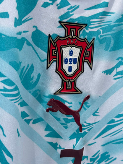 RONALDO 7 PORTUGAL AWAY FIFA CUP JERSEY (TPU LOGO)