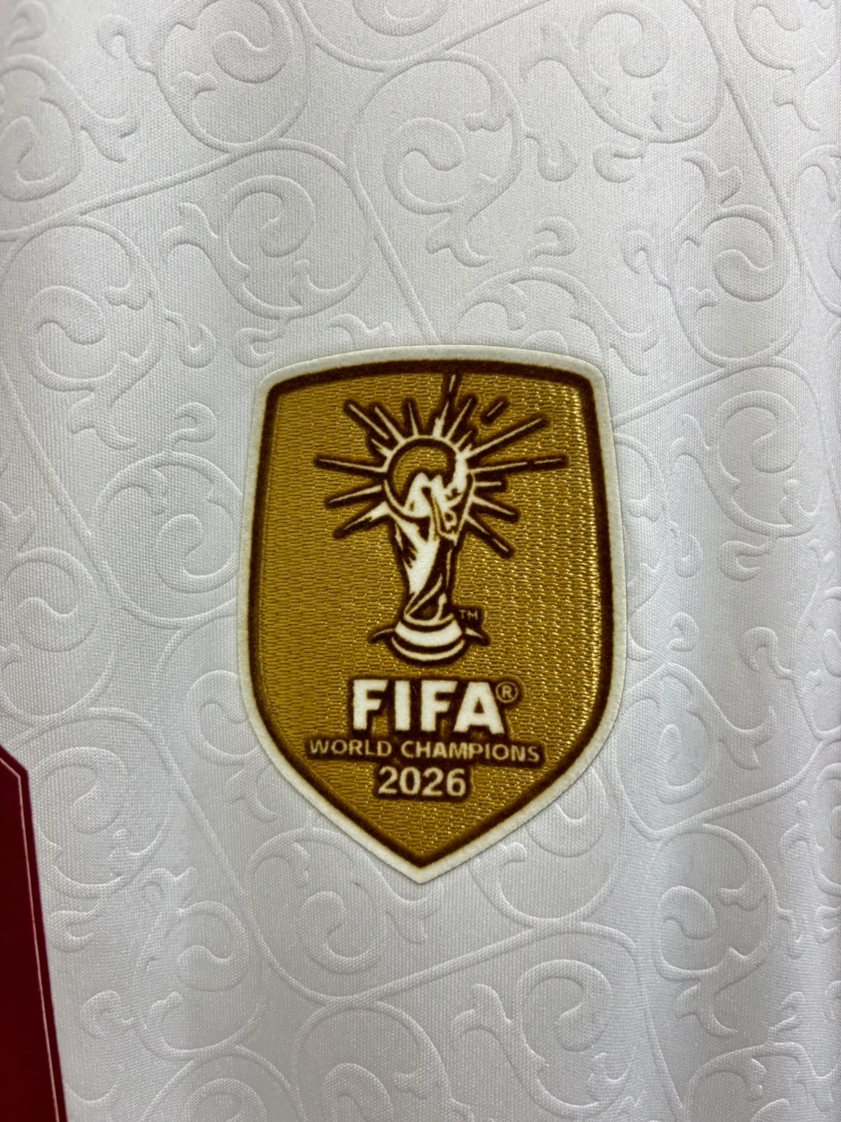 SPAIN AWAY FIFA CUP 2 STAR JERSEY 2026 ( TPU LOGO)