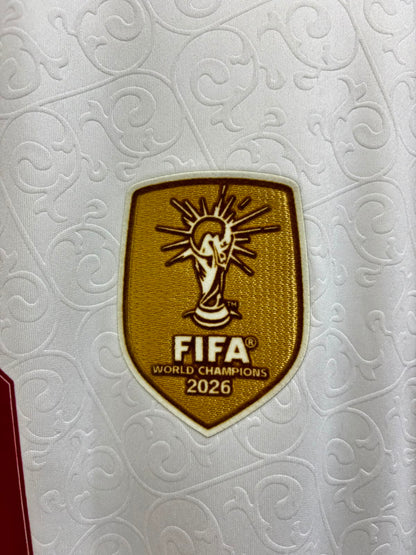 SPAIN AWAY FIFA CUP 2 STAR JERSEY 2026 ( TPU LOGO)