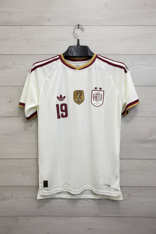 SPAIN AWAY FIFA CUP 2 STAR JERSEY 2026 ( TPU LOGO)