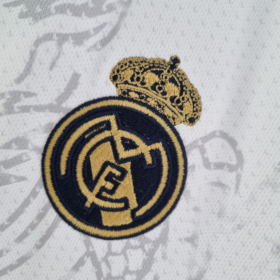 Real Madrid Dragon White Shirt