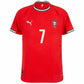 RONALDO 7 PORTUGAL HOME SHIRT PLAYER VERSION