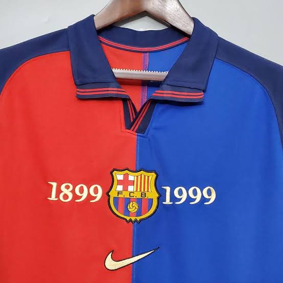 Barcelona Home 1899 1999 Barca home shirt Noor Sports