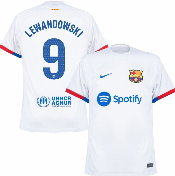 Lewanodowski 9 Barca Away shirt
